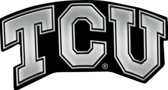 Texas Christian University Auto Emblem