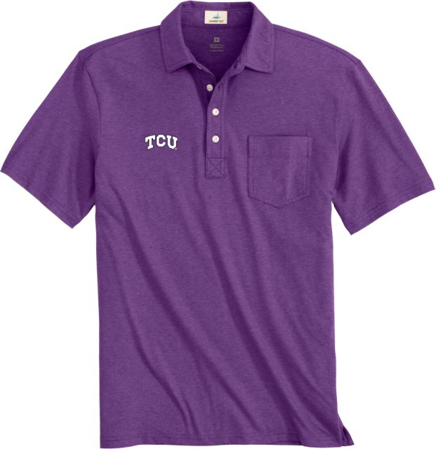  TCU Mens Elite Polo Shirt (Color: White) - Medium : Clothing,  Shoes & Jewelry