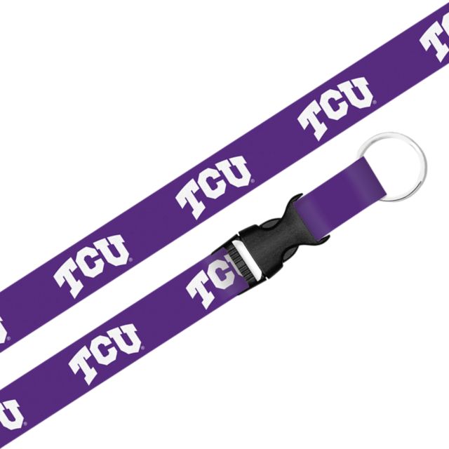 Texas Christian University Lanyard with Buckle
