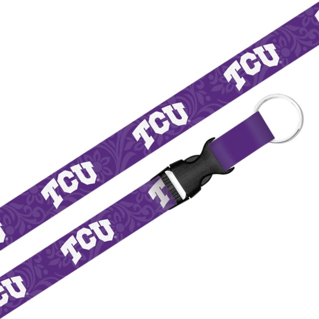 Texas Christian University Lanyard with Buckle