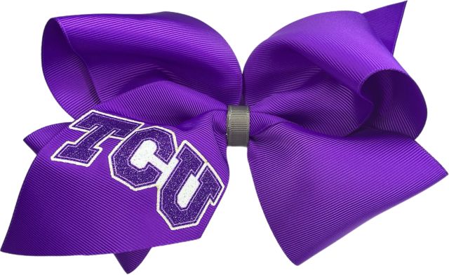 Texas Christian University Child Cheer Bow
