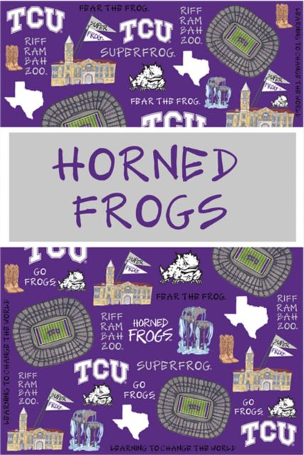 Texas Christian University Garden Flag