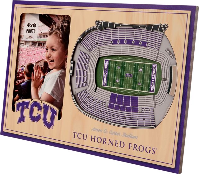 Texas Christian University Horned Frogs 3D Stadium Pictiure Frame