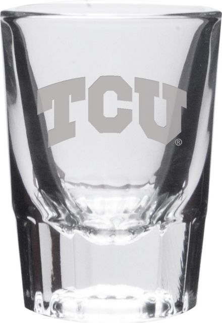 Texas Christian University Collector's Glass