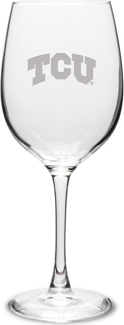 Texas Christian University 16 oz. Wine Glass