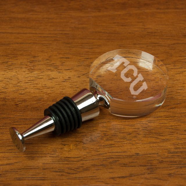 Texas Christian University Crystal Winestopper