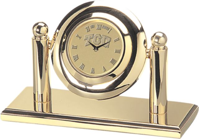Texas Christian University Desk Clock
