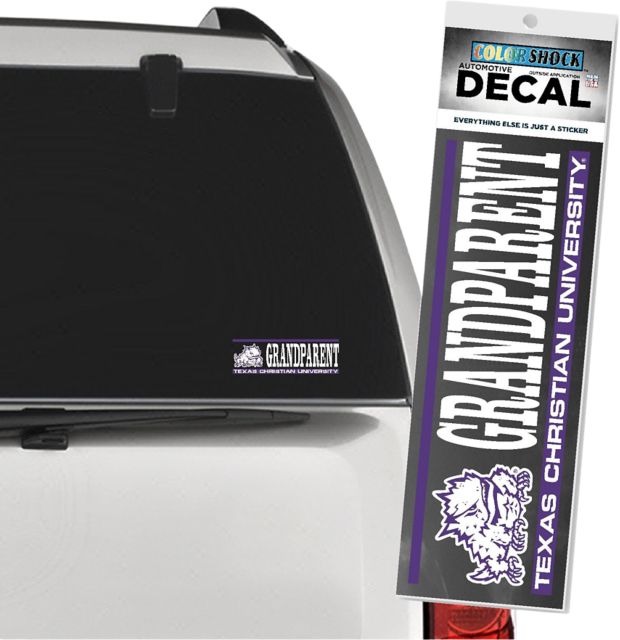 Texas Christian University Horned Frogs Grandparent Decal