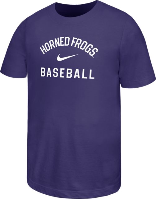 Texas Christian University Horned Frogs Youth Baseball Short Sleeve T-Shirt