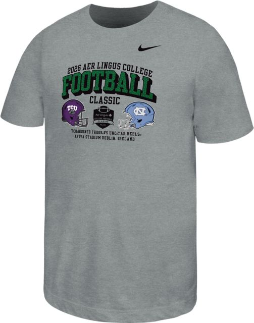 Texas Christian University 2026 Aer Lingus College Football Classic Youth Short Sleeve T-Shirt