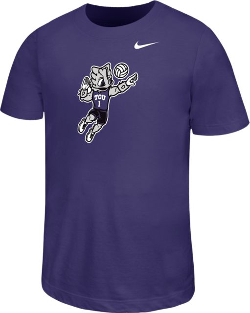 Texas Christian University Volleyball SuperFrog Youth Short Sleeve T-Shirt