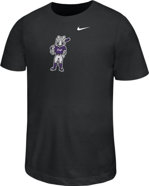 Texas Christian University Superfrog Baseball Youth Short Sleeve T-Shirt