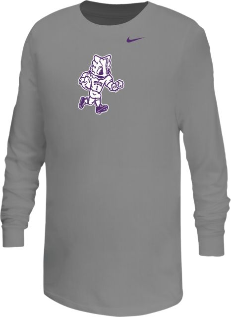 Texas Christian University Horned Frogs Youth Football Legend Long Sleeve T-Shirt