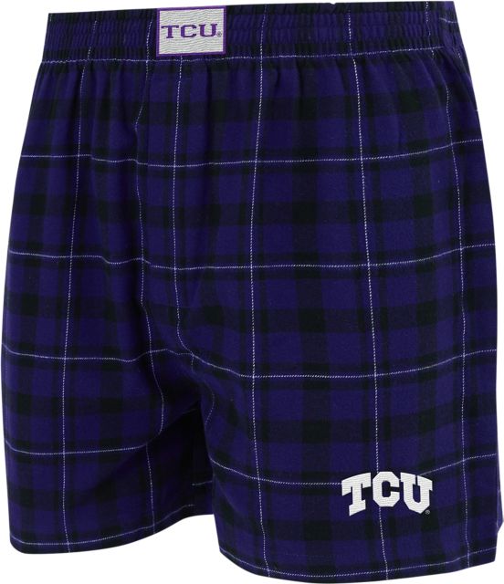 Texas Christian University Flannel Boxers
