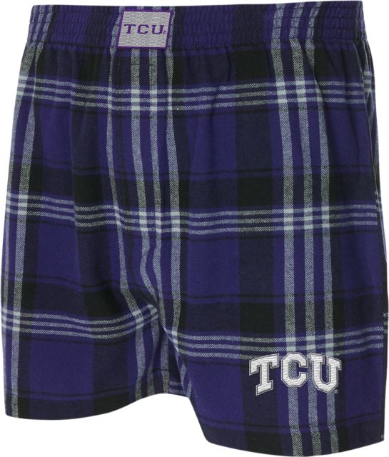 Texas Christian University Flannel Boxers
