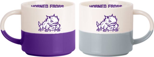 Texas Christian University 15 oz. Stackable Mug Set