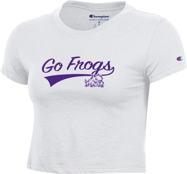 Texas Christian University Horned Frogs Women's Cropped Short Sleeve T-Shirt