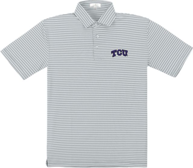 Texas Christian University Performance Stripe Polo