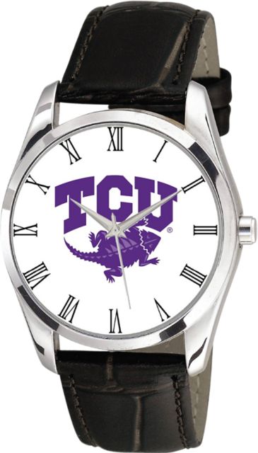 Texas Christian University 26mm Ladies Leather Watch