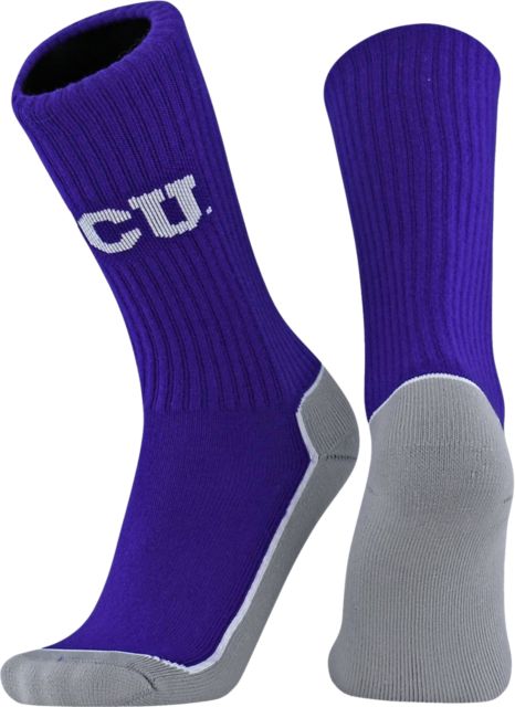 Texas Christian University Crew Socks