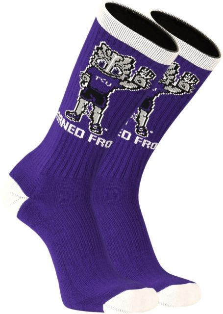 Texas Christian University Horned Frogs Crew Socks