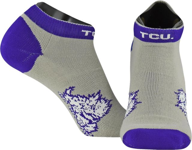 Texas Christian University Horned Frogs Low Cut Socks
