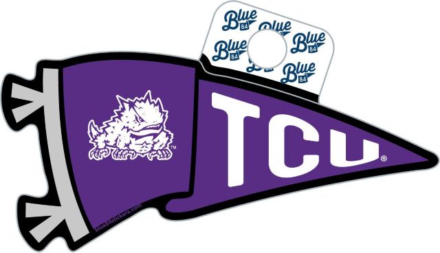 Texas Christian University Full Size Sticker