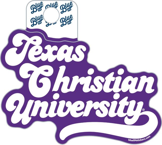 Texas Christian University Full-Size Sticker