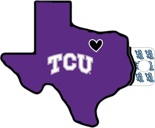 Texas Christian University Full-Size Sticker
