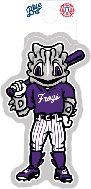 Texas Christian University SuperFrog Golf Full Size Sticker