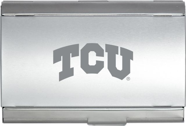 Texas Christian University Business Card Case