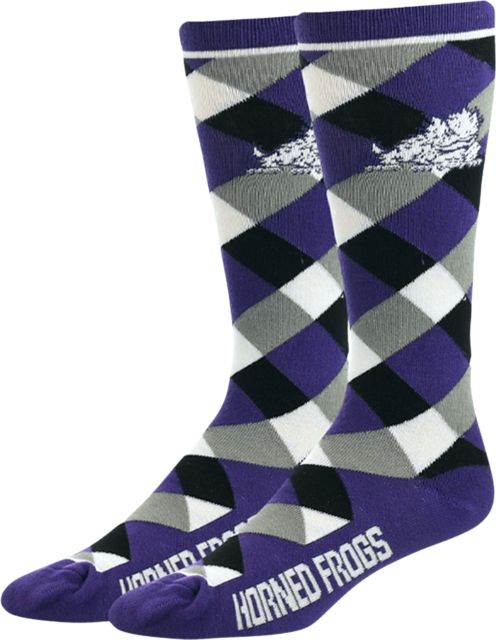 Texas Christian University Horned Frogs Dress Socks