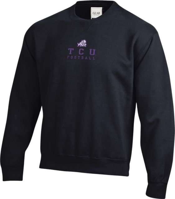 Texas Christian University Football Horned Frogs Crewneck Sweatshirt