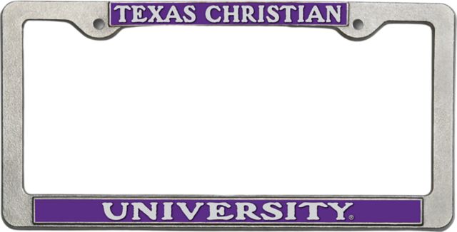 Texas Christian University License Plate Frame
