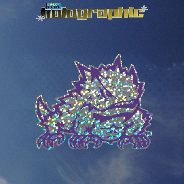 Texas Christian University Horned Frogs Hologram Decal