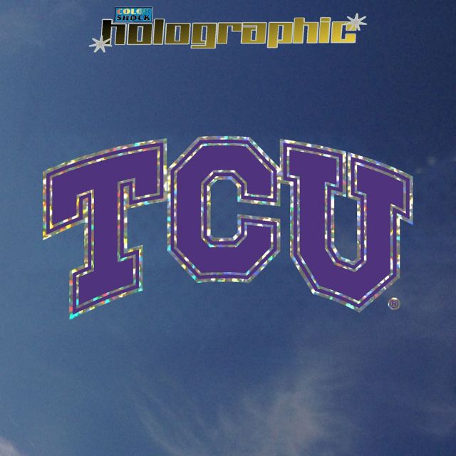 Texas Christian University Hologram Decal