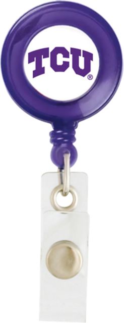 Texas Christian University Retractable Badge Holder