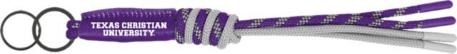 Texas Christian University Knotted Loop Keychain