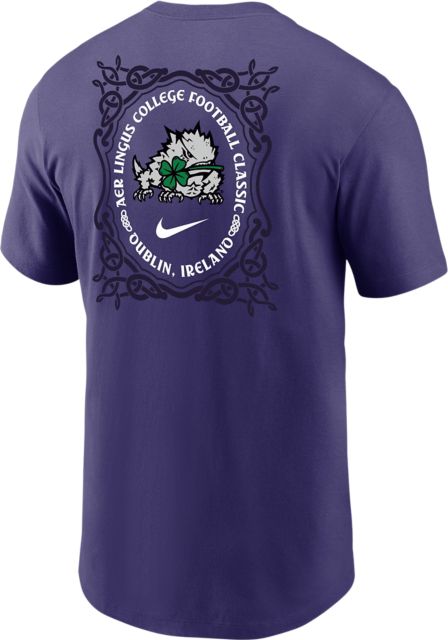Texas Christian University 2026 Aer Lingus College Football Classic Short Sleeve T-Shirt