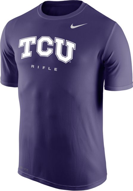 Texas Christian University Horned Frogs Short Sleeve Dri-Fit Rifle T-Shirt