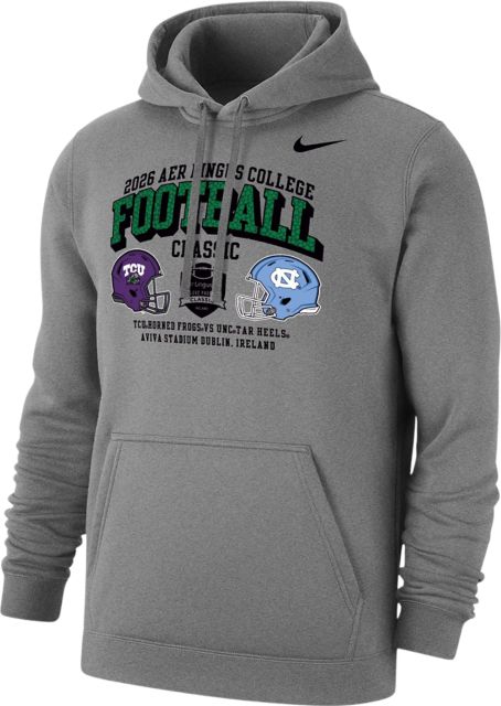 Texas Christian University 2026 Aer Lingus College Football Classic Club Fleece Hooded Sweatshirt