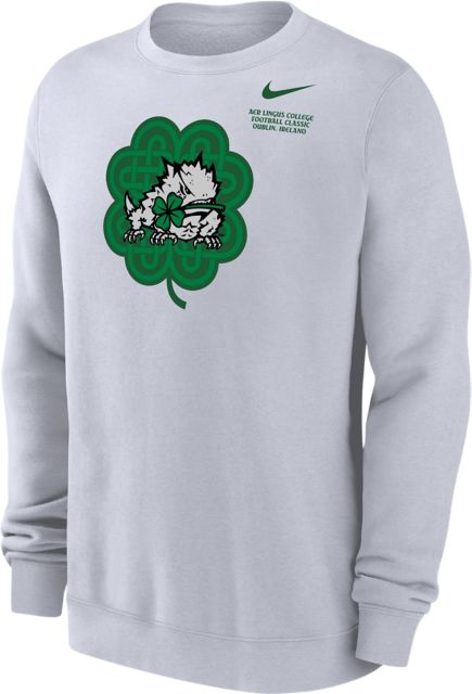 Texas Christian University 2026 Aer Lingus College Football Classic Club Fleece Crewneck Sweatshirt