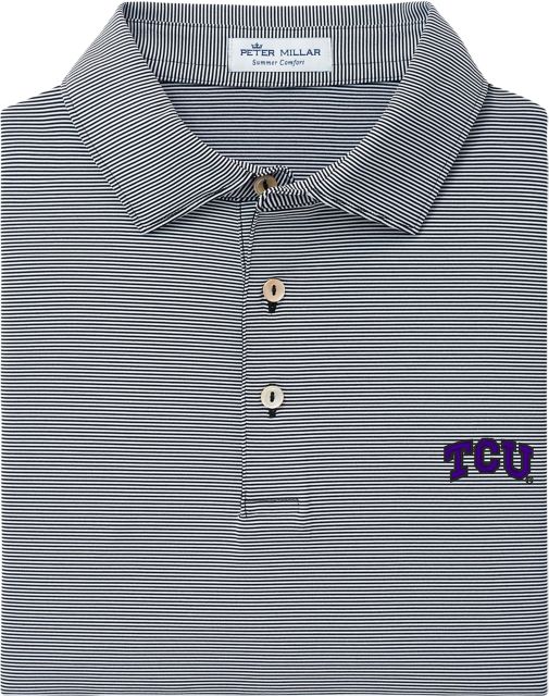 Texas Christian University Stripe Polo