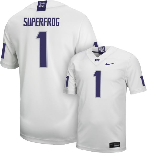 Texas Christian University Football Superfrog #1 Replica Jersey