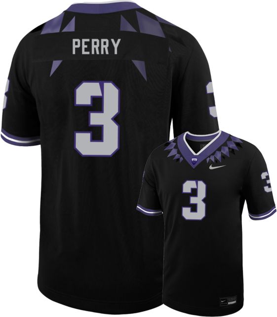 Nike Men's TCU Horned Frogs #1 Purple Replica Basketball Jersey