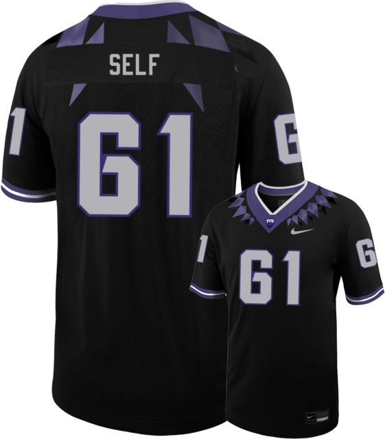 Men's Nike Natural TCU Horned Frogs Replica Baseball Jersey