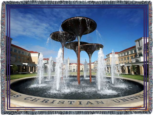 Texas Christian University 54x70 Throw