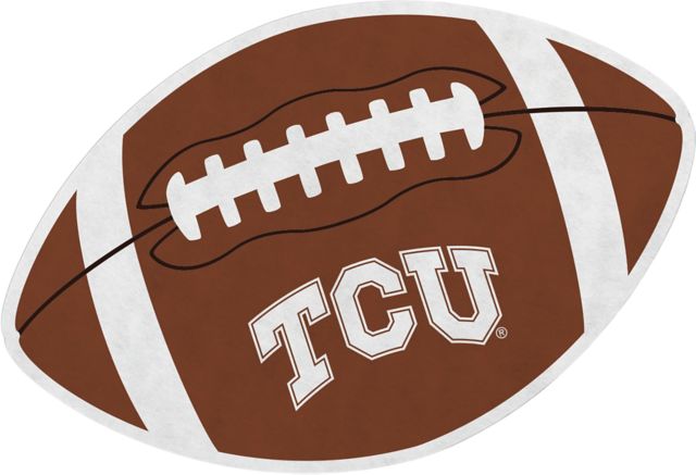 Texas Christian University 18x18 Football Pennant