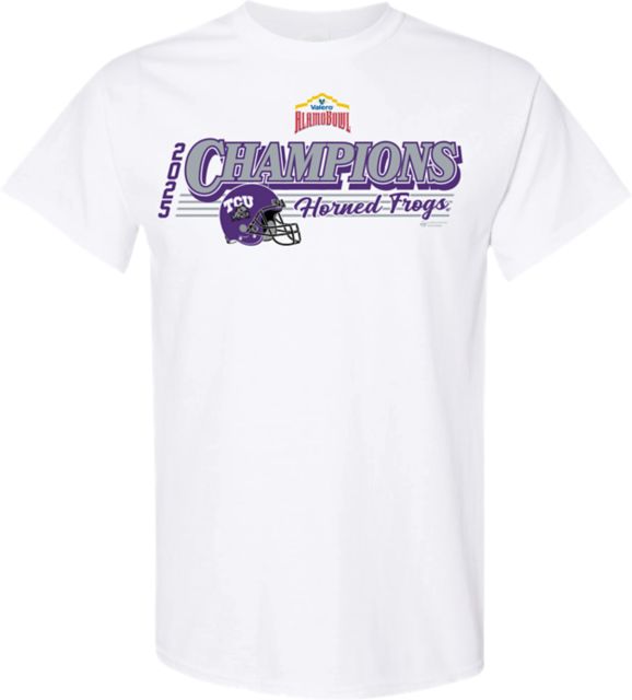 Texas Christian University Horned Frogs Football 2025 Alamo Bowl Champions Short Sleeve T-Shirt