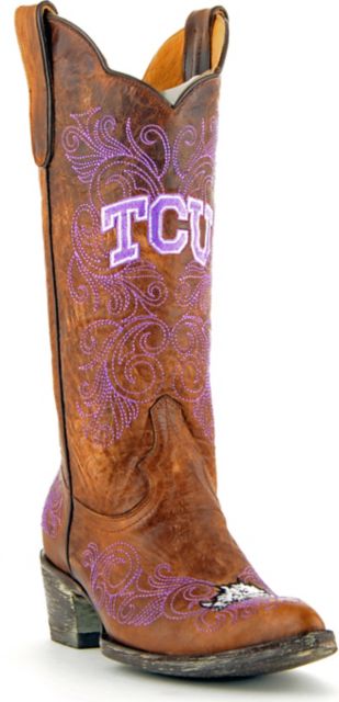 Texas Christian University Women s Relaxed Fit Cowgirl Boots Texas Christian University